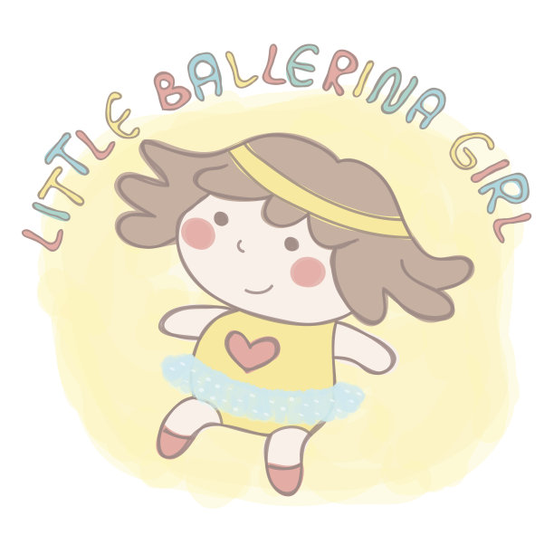 小女孩和小独角兽图片下载