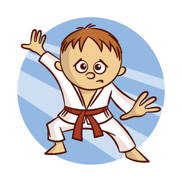空手道小子贴纸图片下载