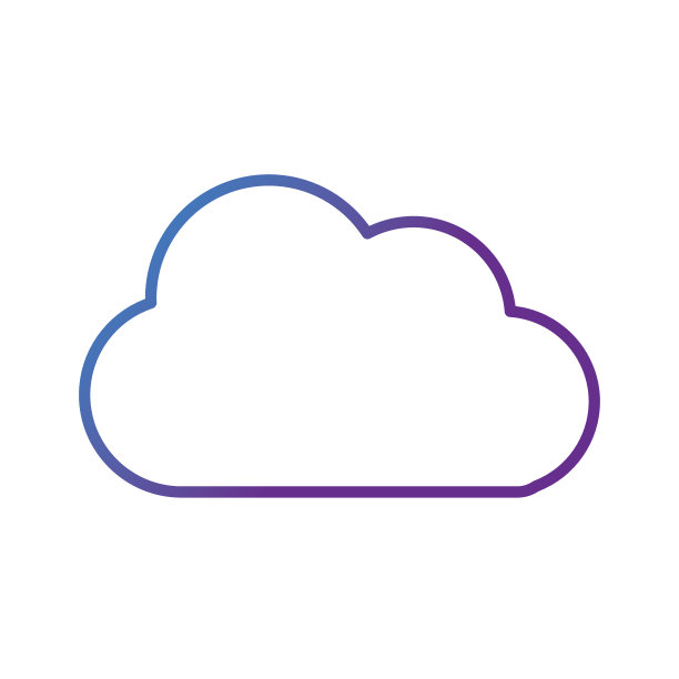 线条优美的云设计图片下载