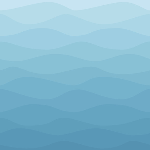 渐波蓝色的冬季背景素材图片