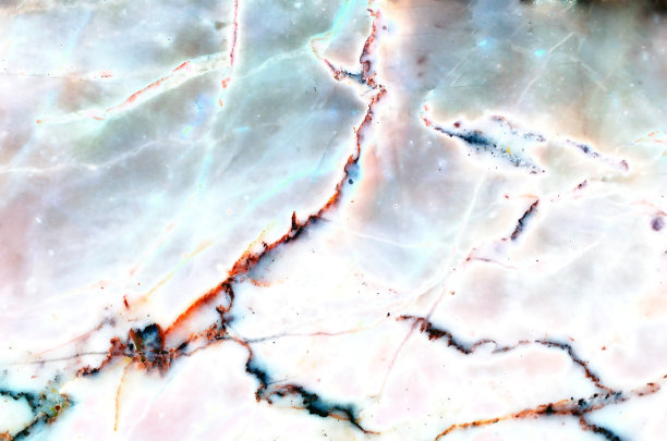 白色和多种颜色的天然大理石花纹纹理背景图片下载