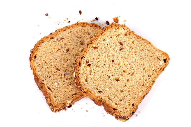 多层谷物面包片图片下载