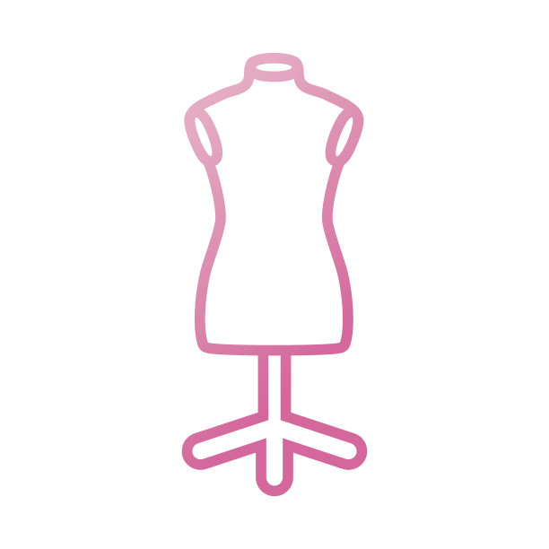 缝纫人体模型矢量插图图片下载