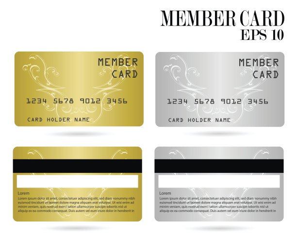 成员卡素材图片