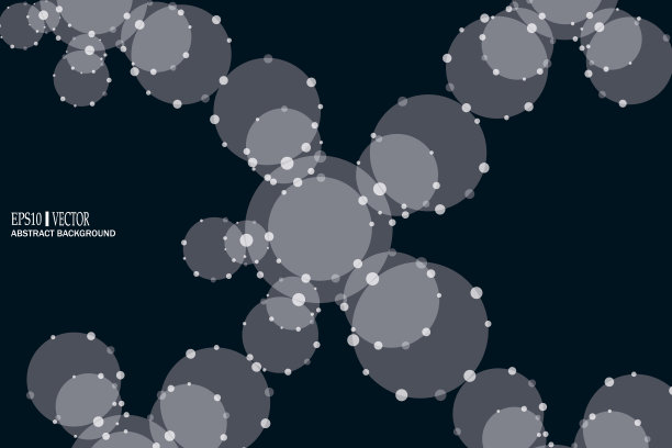 DNA和神经元载体。分子结构。用点连接线。遗传和化学化合物。化学、医药、科技理念图片下载