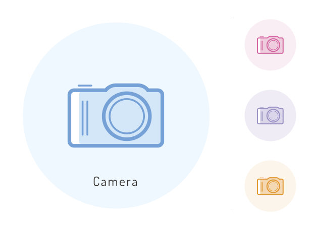 相机图标矢量。相机符号为您的网站设计，，应用程序。图片下载