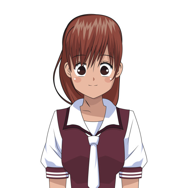 日本动漫女孩图片下载