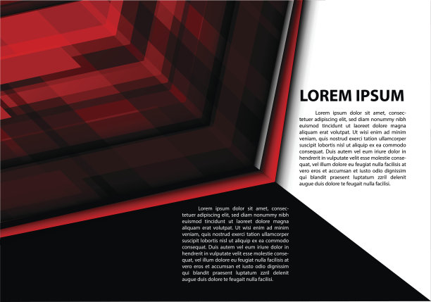 抽象红色箭头技术与黑白文本空间设计现代未来主义创意图形背景矢量插图。图片下载