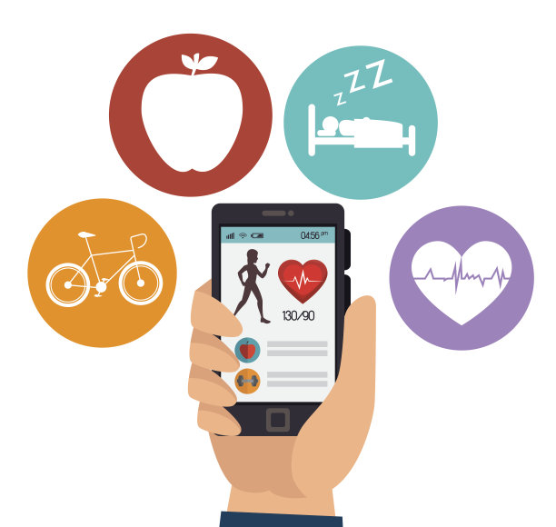 健康的生活方式设计图片下载