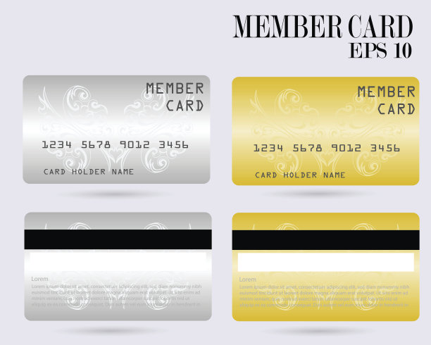 成员卡素材图片