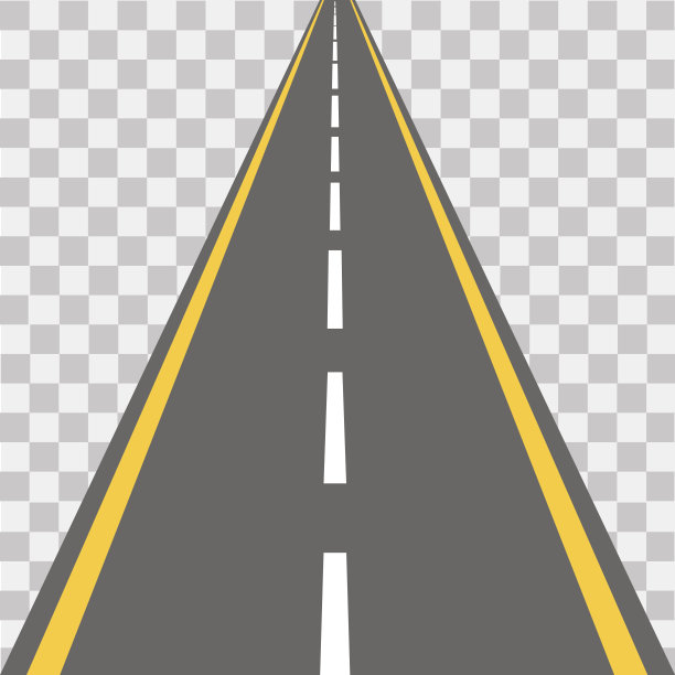 路，铺着沥青的街道。高速公路。矢量图图片下载