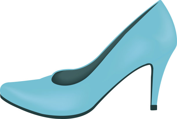 蓝色的鞋图片下载