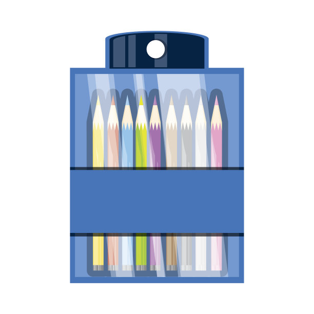 铅笔的颜色包装图片下载