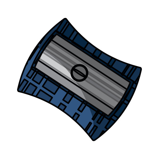 卷笔刀孤立图片下载