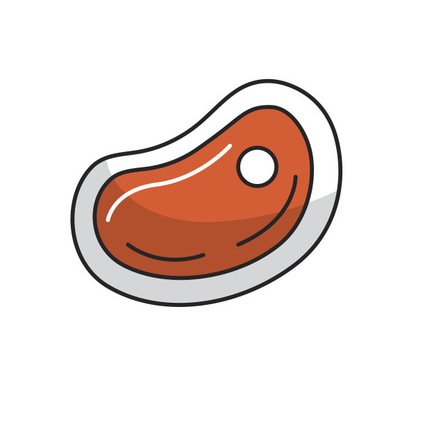 美味的肉与天然蛋白质图片下载