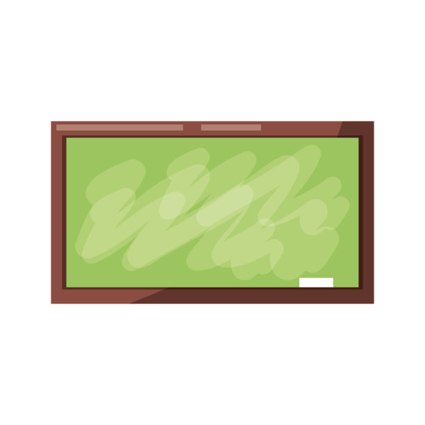 黑板上学校孤立图片下载