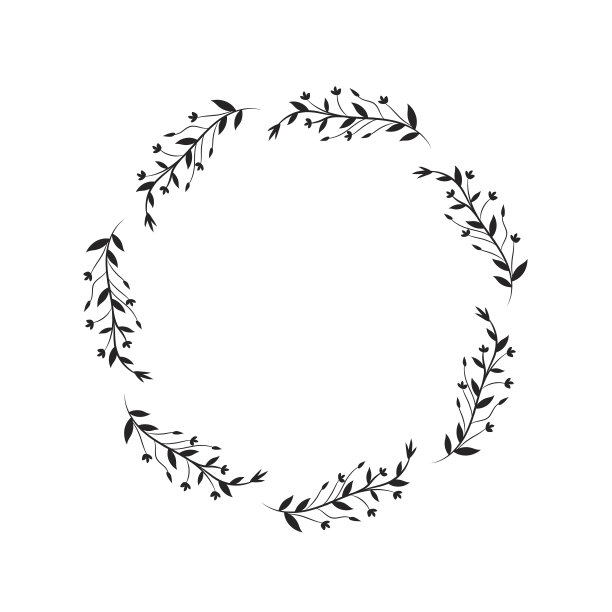 枝上有叶和花装饰图片下载