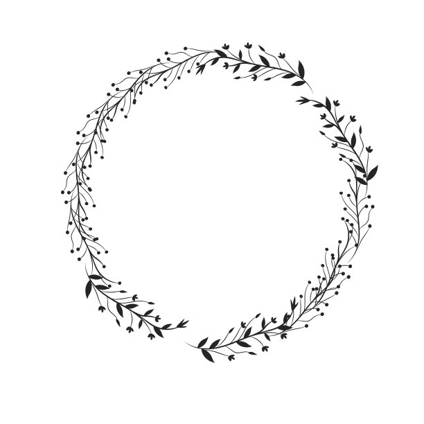 枝上有叶和花装饰图片下载