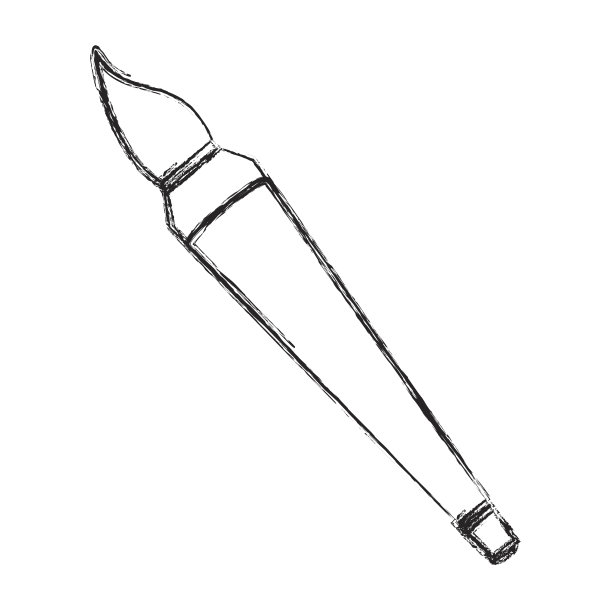 油漆刷隔离图片下载