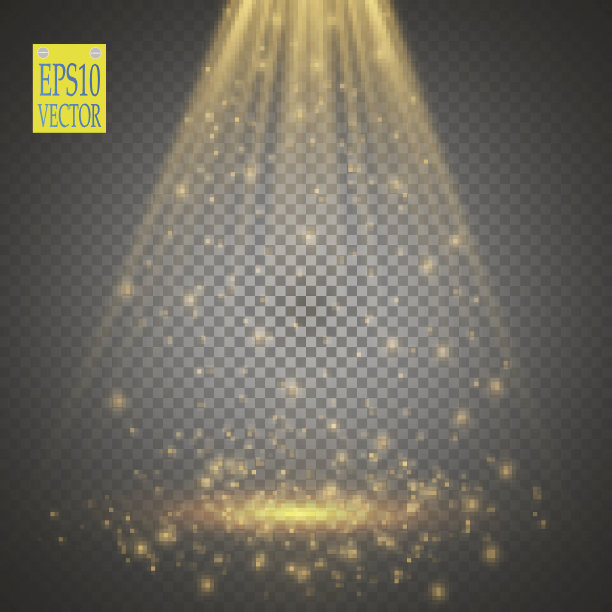 向量的聚光灯。现场。光的效果图片下载