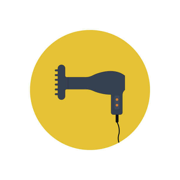 吹风机矢量图图片下载