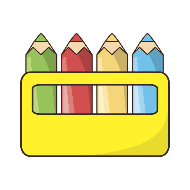 铅笔的颜色包装图片下载