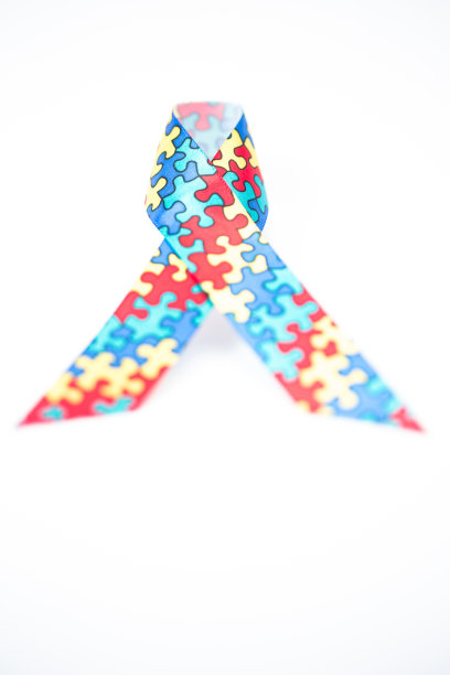 自闭症的拼图丝带图片下载