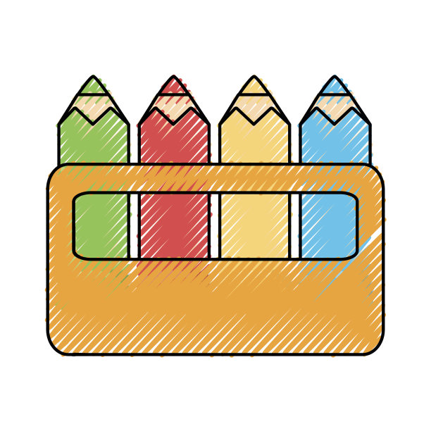 铅笔的颜色包装图片下载