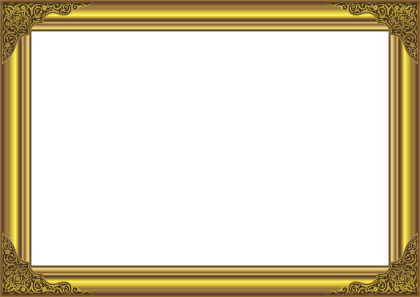 黄金框架图片下载