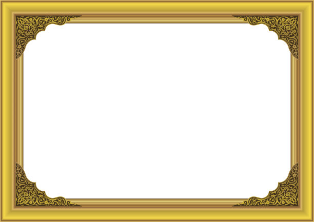 黄金框架图片下载