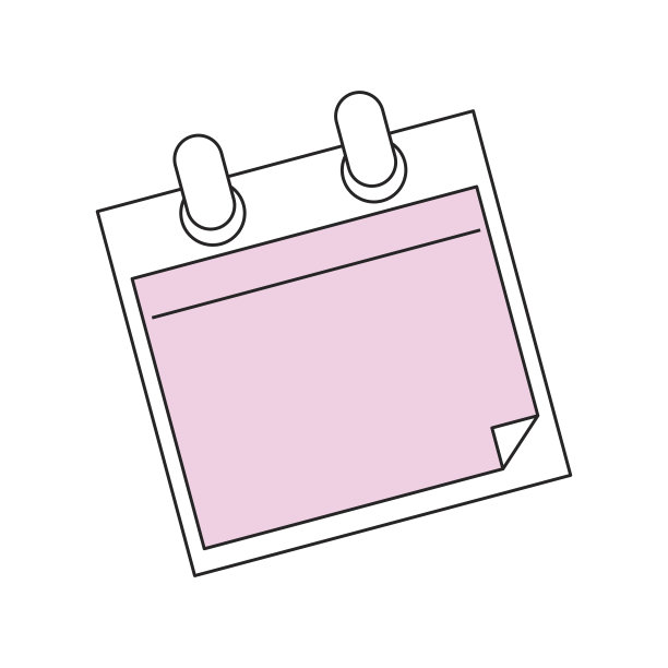 空的笔记孤立图片下载