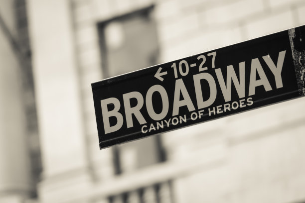 纽约市百老汇的标志图片下载