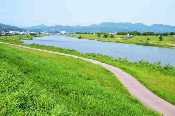 日本福冈市浅仓市久吾河图片下载