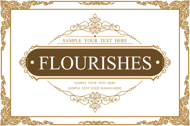 金色边框设计，相框照片模板，证书模板与豪华和现代的模式，文凭，矢量插图图片下载