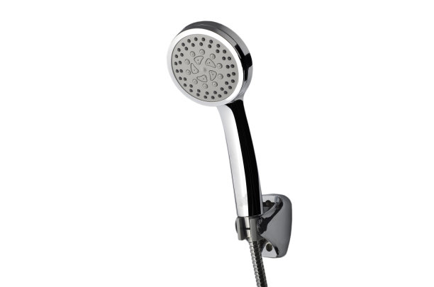 雨淋头在白色背景图片下载