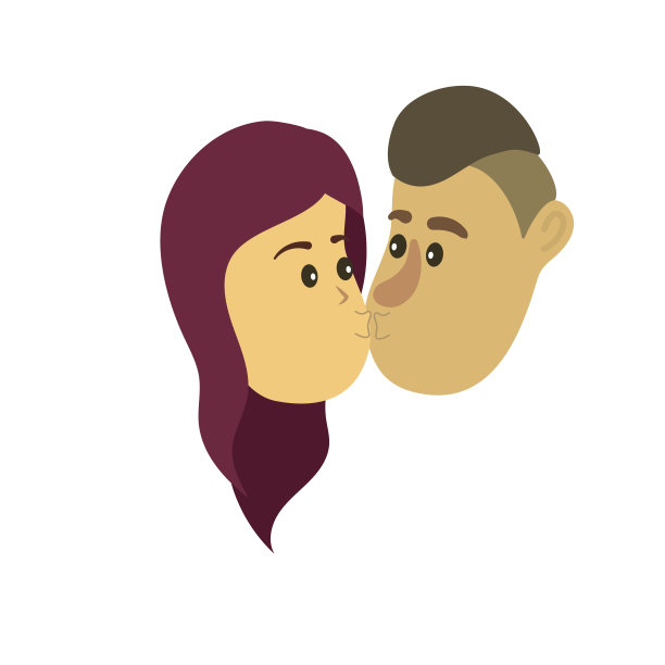 阿凡达情侣将亲吻发型设计图片下载