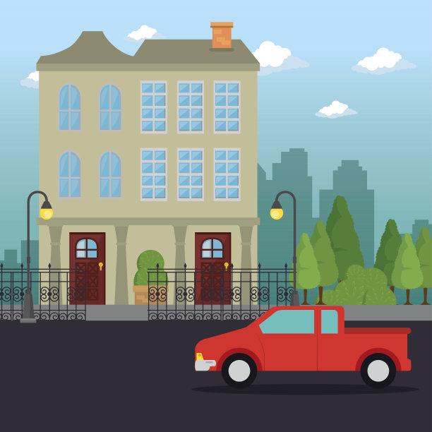 漂亮又现代的家庭住宅图片下载