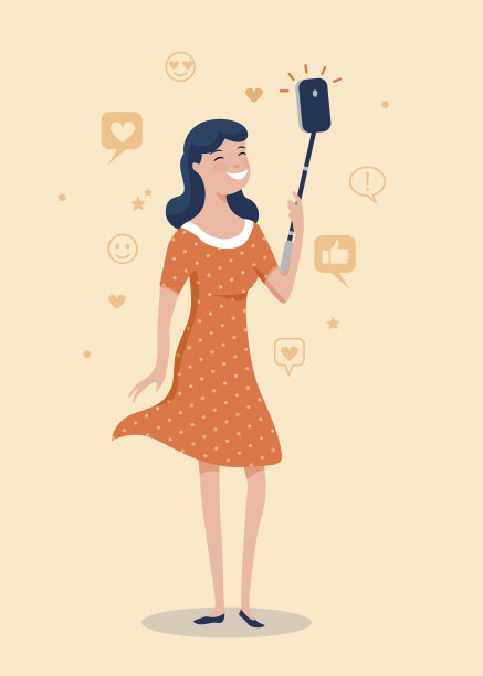 酷快乐的女孩。图片下载