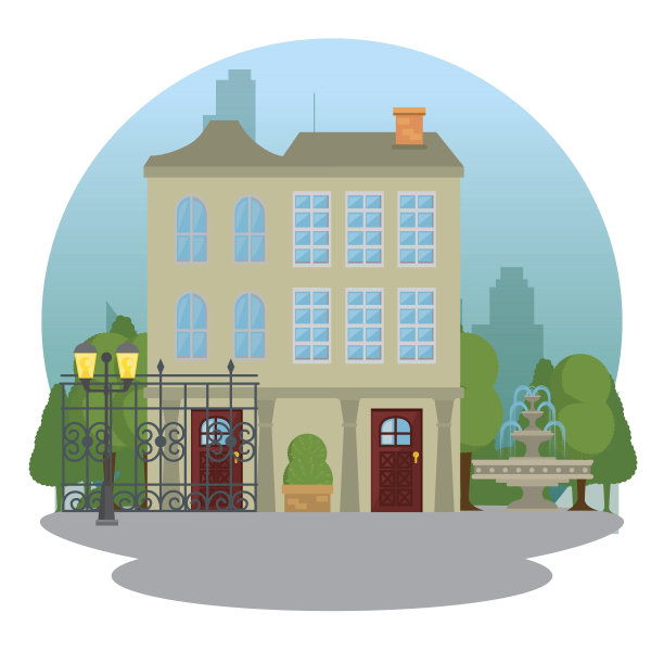 漂亮又现代的家庭住宅图片下载