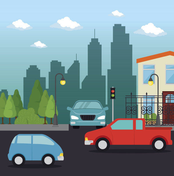 城市的城市景观图片下载