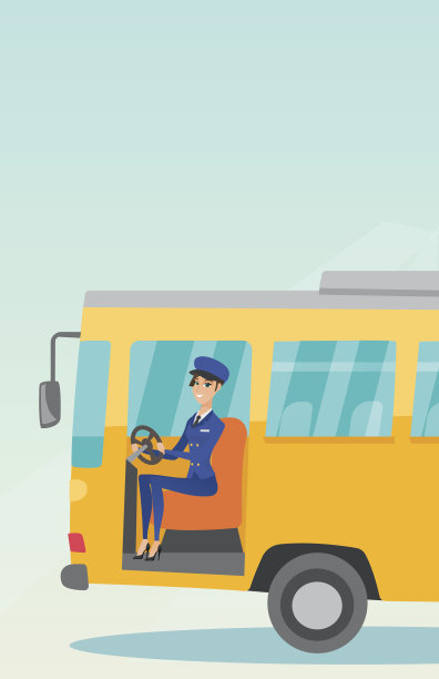 白人司机坐在方向盘前图片下载