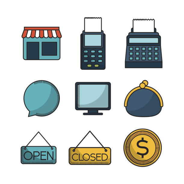 购物相关的图标图片下载