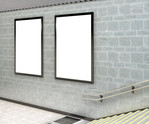 空白广告看板海报图片下载