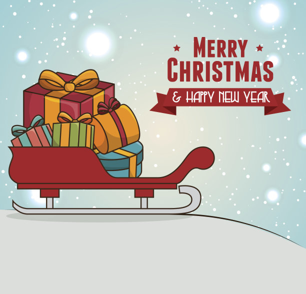 圣诞快乐孤立图片下载