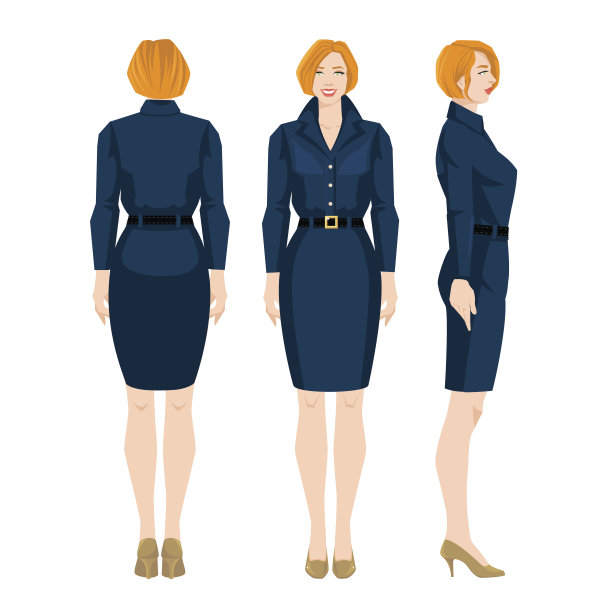 各种各样的女人的身影。图片下载