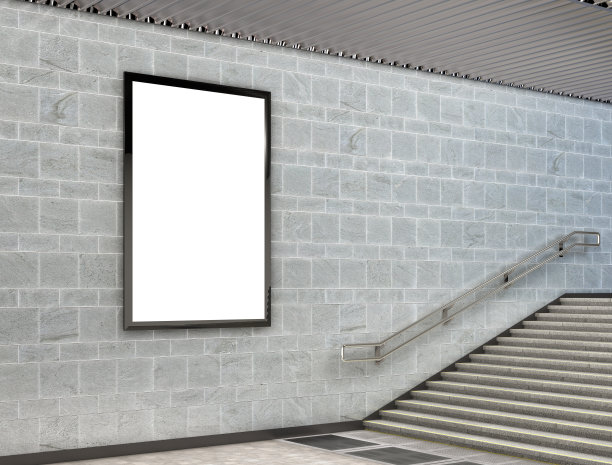 空白广告看板海报图片下载