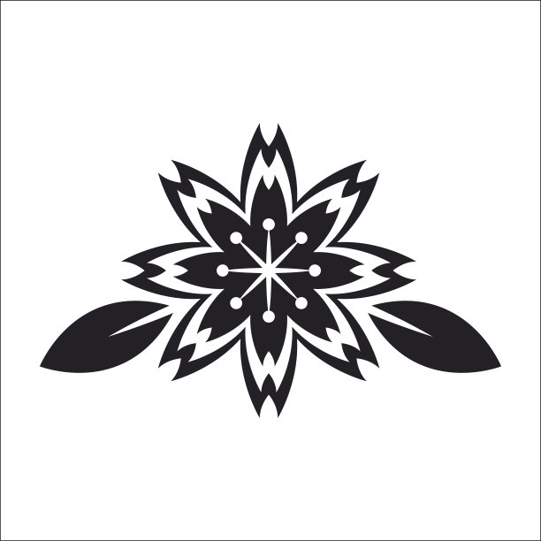 日本花装饰叶图片下载