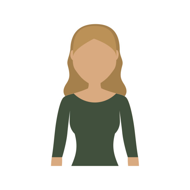 女人卡通图标图片下载