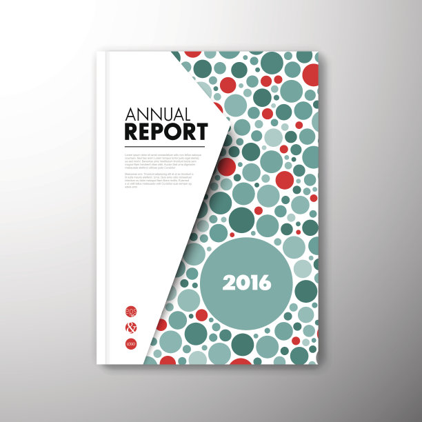 现代矢量抽象宣传册设计模板图片下载