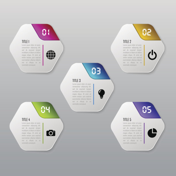 摘要信息图形用于业务模板图表、图表、网页设计、工作流布局图片下载